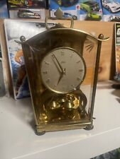 Vintage Schatz 400 brass clock made in Germany not tested. 1955 Clock picture