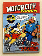 Motor City Comics #1  1969 5.0 VG/FN Crumb 1st Print Underground Ripoff Press picture
