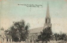 St. Joseph's Catholic Church Carlinville Illinois IL 1914 Postcard picture