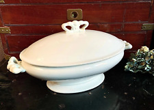Antique Warranted Anthony Shaw & Son Ironstone Oval Covered Dish/Tureen picture