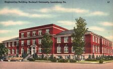 Lewisburg, PA, Bucknell University, Engineering, 1957 Linen Postcard a9326 picture
