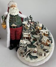 Thomas Kinkade Bradford Editions Santas Holiday Village Illuminated Sculpture picture