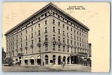 1908 Oliver Hotel & Restaurant Building Carriage South Bend Indiana IN Postcard picture