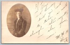 RPPC Elegant Women  Mansfield Massachusetts  Real Photo Postcard  1906 picture