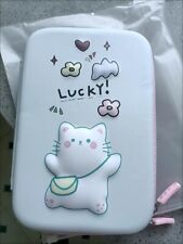 pencil case school 3D TO PREVENT FALLING LARGE CAPACTIY LUCKY CAT elementary picture
