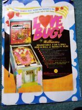 Kvc50  Ephemera pinball machine advert love bug by Williams  picture