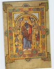 Postcard Book of Kells Portrait of Christ picture