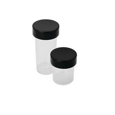 STANSPORT 594 VIAL SET 2 EACH OF .5 OZ AND 1 OZ 4 COUNT PLASTIC GOLD PANNING NEW picture