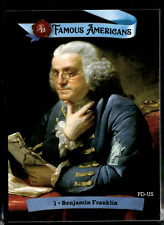 2021 Historic Autograph's Famous Americans Card #1 Benjamin Franklin picture