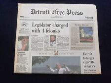 1996 AUG 14 DETROIT FREE PRESS NEWSPAPER-HENRY STALLINGS CHARGED FELONY- NP 7266 picture