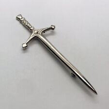 4” MADE IN SCOTLAND SWORD KILT DRESS PIN MARKED HIGH QUALITY DESIGNER STAMP picture