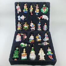 Thomas Pacconi Classics 2003 Christmas Tree Glass Ornament Collection of 24 picture