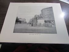 1896 UNION SQUARE, NEW YORK CITY - ORIGINAL 12-1/4 BY 9-1/4 PRINT picture