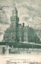 Kingston NY-New York, 1905 City Hall Government Office Building Vintage Postcard picture