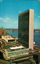 Postcard - United Nations Headquarters, New York City, New York Aerial View 1075 picture