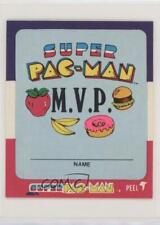 1982 Fleer Super Pac-Man Stickers Super Pac-Man MVP 0lk4 picture