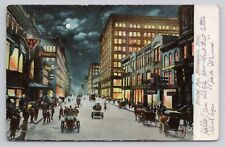 Nicollet Ave Minneapolis Minnesota 1907 Antique Postcard picture