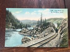 Goat Rock Cut St Joe River Idaho Postcard picture