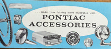 Vintage 1958 Pontiac Accessories Car Sales Dealer Brochure / Automobile Catalog picture