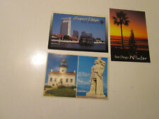 Lot of 3 San Diego California Postcards 1990’s UNUSED Pt Loma Seaport Village picture