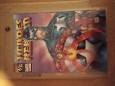 Heroes Reborn 1/2 Rare Wizard Mail in with COA never opened Avengers Captain picture