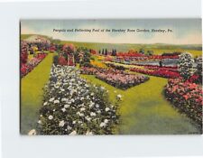 Postcard Pergola & Reflecting Pool of Hershey Rose Garden Pennsylvania USA picture