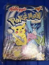 Vintage Kelloggs 2000 Pokémon Limited Edition Foil Empty Cereal Box picture