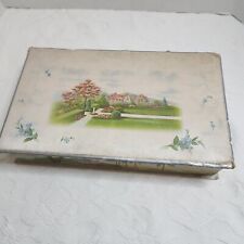 Vintage Artstyle Chocolate Company One pound Candy Box Silkscreen Satin Covered picture