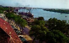 River Of Saigon From The Majestic Hotel Saigon Vietnam Postcard picture