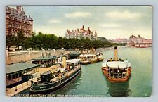 London UK Scotland Yard Whitehall Court Bridge United Kingdom Vintage Postcard picture