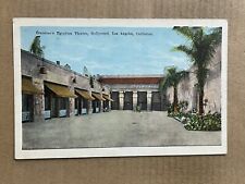 Postcard Hollywood CA California Grauman's Egyptian Theatre Vintage PC picture