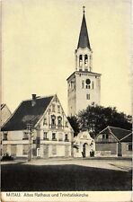PC LATVIA MITAU JELGAVA OLD TOWN HALL TRINITY CHURCH (a50368) picture