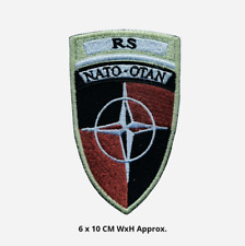NATO Training Mission RS USA Army Tactical Patch Embroidered Sew/Iron On N-754 picture