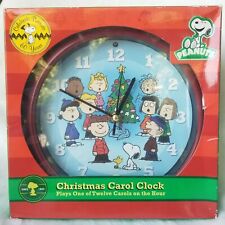 NEW Peanuts Christmas Carol Clock Singing Holiday Songs on the Hour  picture