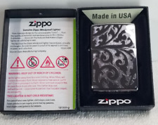 Zippo Filigree 2018 High Polish Chrome Zippo Windproof Lighter Design #28530 New picture