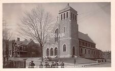 C63/ White Plains New York NY Real Photo RPPC Postcard c1930s Church of St John picture