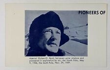 Admiral Richard Byrd North Pole Exploration Honor Pioneers Vintage Postcard  picture