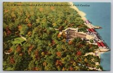 Postcard NC Roanoke Island Waterside Theatre & Fort Raleigh Aerial View UNP A15 picture