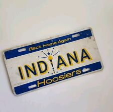 vintage BACK HOME AGAIN IN INDIANA LICENSE PLATE novelty for car or truck picture