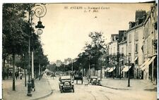 France Angers - Boulevard Carnot old car postcard picture