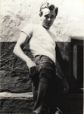 James Dean Leaning Against Wall Postcard Unposted Reed Productions picture