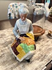Royal Doulton Eventide HN2814 Porcelain Figurine Woman Quilting picture