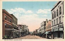 Capitol Street Jackson Mississippi MS c1920 Postcard picture