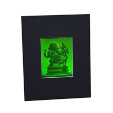 3D GANESHA Hologram Picture MATTED, Collectible Photopolymer Type Film picture