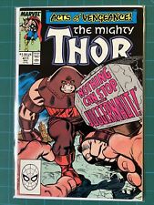 The Mighty Thor #411 Marvel, December 1989 1st Cameo App New Warriors VF/NM picture