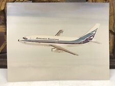 Vintage LARGE PHOTO - AEROLINEAS ARGENTINAS Boeing 737 IN-FLIGHT picture