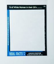 ANGIE FOSTER REAL FACTS CUSTOM ART EXPLICIT ADULT TRADING CARD 15 picture