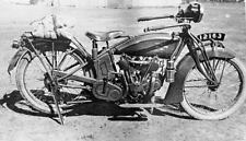 An Excelsior V-twin motorcycle Scotsburn Victoria 1930 OLD PHOTO picture