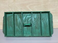 Antique Hand Crafted Small Wooden Tool Holder Tray picture