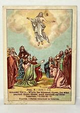 1897, Christ's Ascension Lesson Picture Cards Vol. 19 No. 1, David C. Cook picture